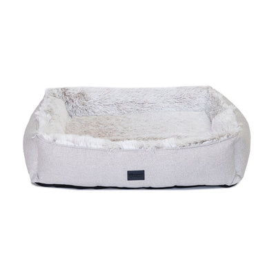 Superior Pet Bed Dog Lounger Aspen Faux Fur Large - Woonona Petfoods