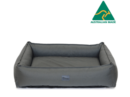 Superior Pet Bed Dog Lounger Ripstop Steel Grey - Woonona Petfood & Produce