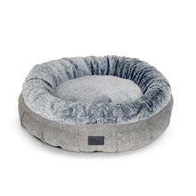 Superior Pet Bed Harley Harlow Grey and Artic Faux Fur - Woonona Petfoods