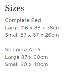 Superior Pet Bed High Side Hideout Ortho Dog Bed Arctic Fur Small - Woonona Petfood & Produce