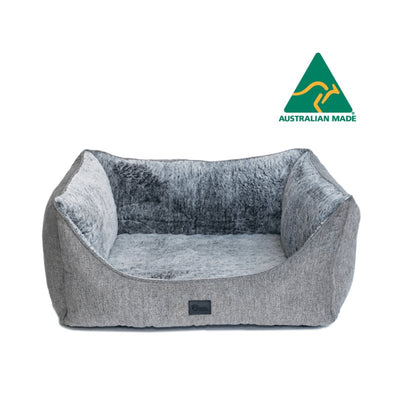 Superior Pet High Side Hideout Ortho Dog Bed Arctic Fur Small - Woonona Petfood & Produce