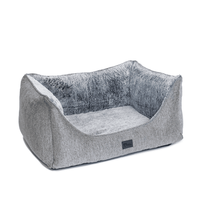 Superior Pet High Side Hideout Ortho Dog Bed Artic Fur Large - Woonona Petfoods