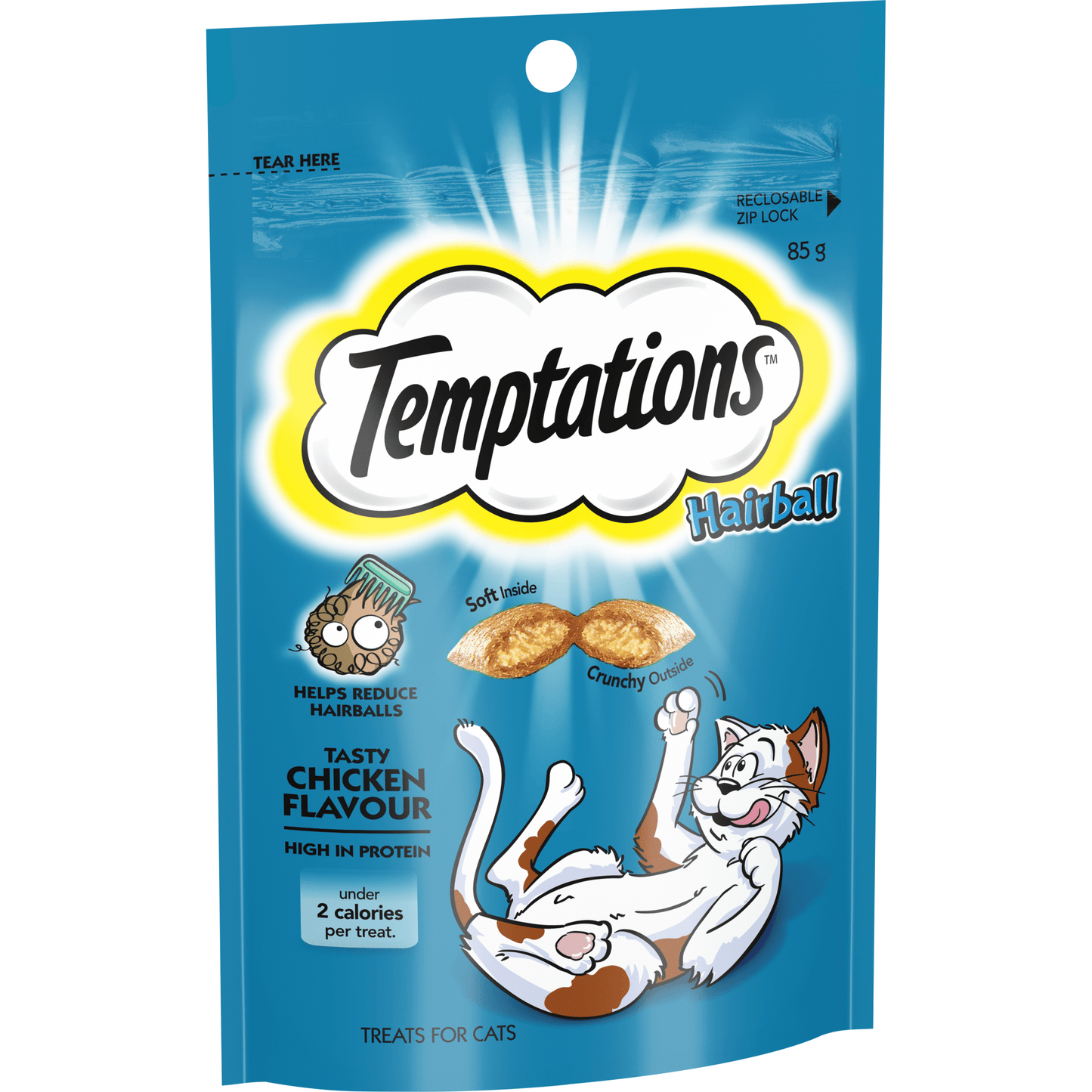 Temptations Hairball Cat Treats 85g - Woonona Petfoods