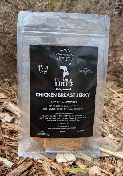 The Pawfect Butcher Chicken Breast Jerky 100g - Woonona Petfoods