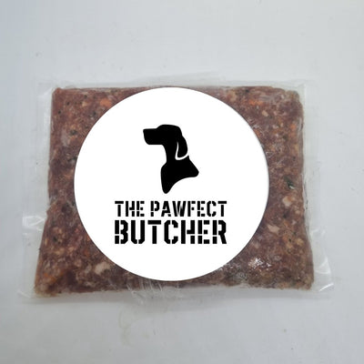 The Pawfect Butcher Venison, Lamb and Turkey Raw Blend 6 x 250g - Woonona Petfood & Produce