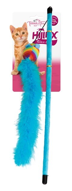 Trouble & Trix Cat Toy Mouse Wand - Woonona Petfood & Produce