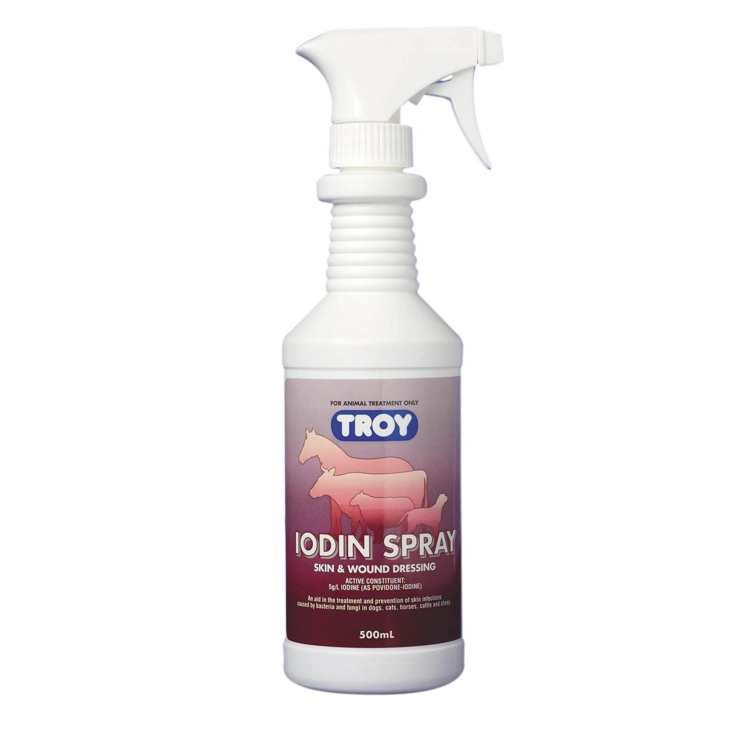 Troy Iodin Spray 500ml - Woonona Petfood & Produce