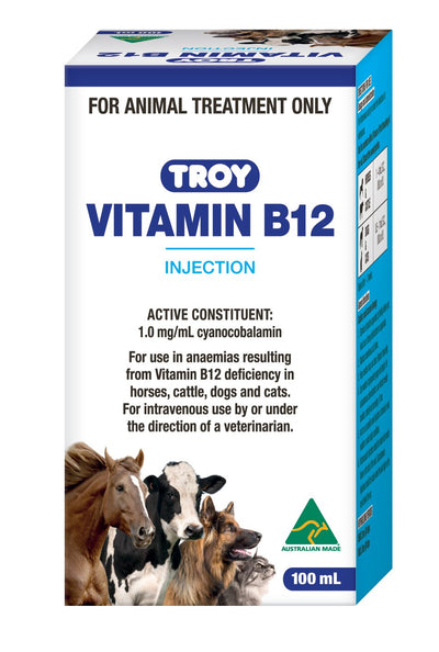 Troy Vitamin B 12 100ml - Woonona Petfood & Produce