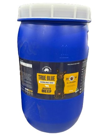 True Blue Working Dog Dry Food Beef 20kg - Woonona Petfood & Produce