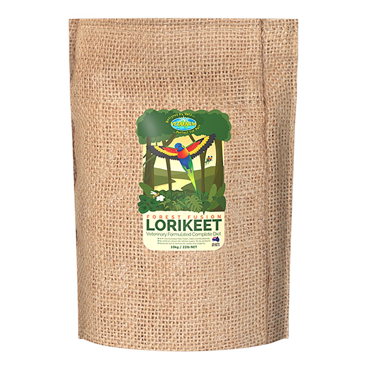 Vetafarm Forest Fusion Lori Diet 2kgs - Woonona Petfood & Produce