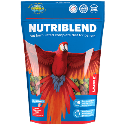 Vetafarm Nutriblend Large Pellets - Woonona Petfoods