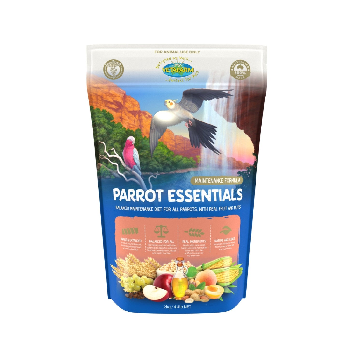 Vetafarm Parrot Essentials Pellets