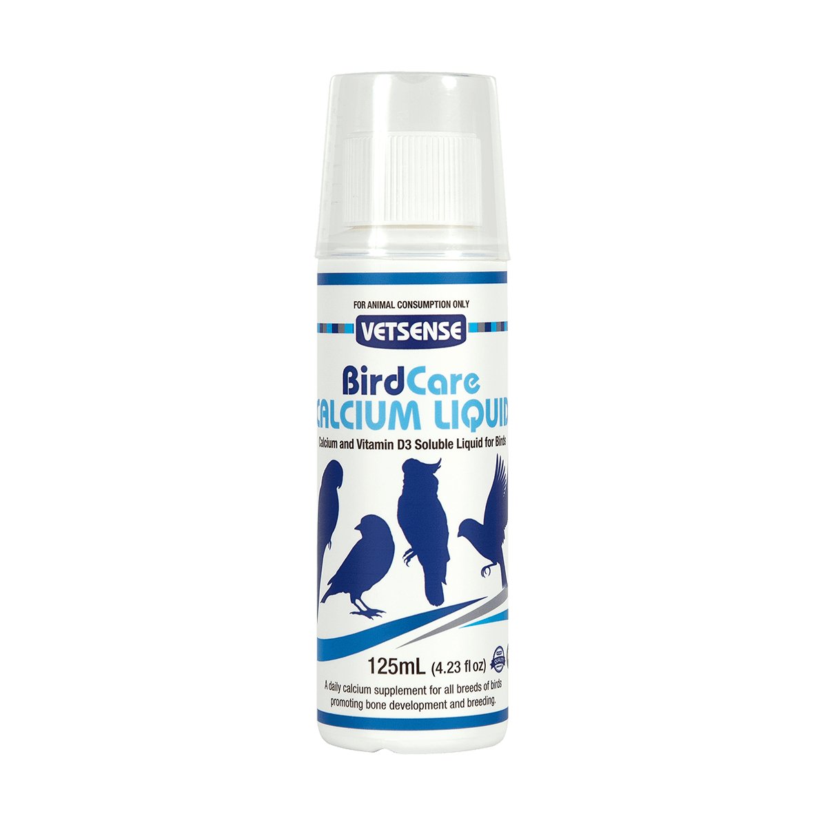 Vetsense Bird Care Calcium Liquid 125ml - Woonona Petfood & Produce