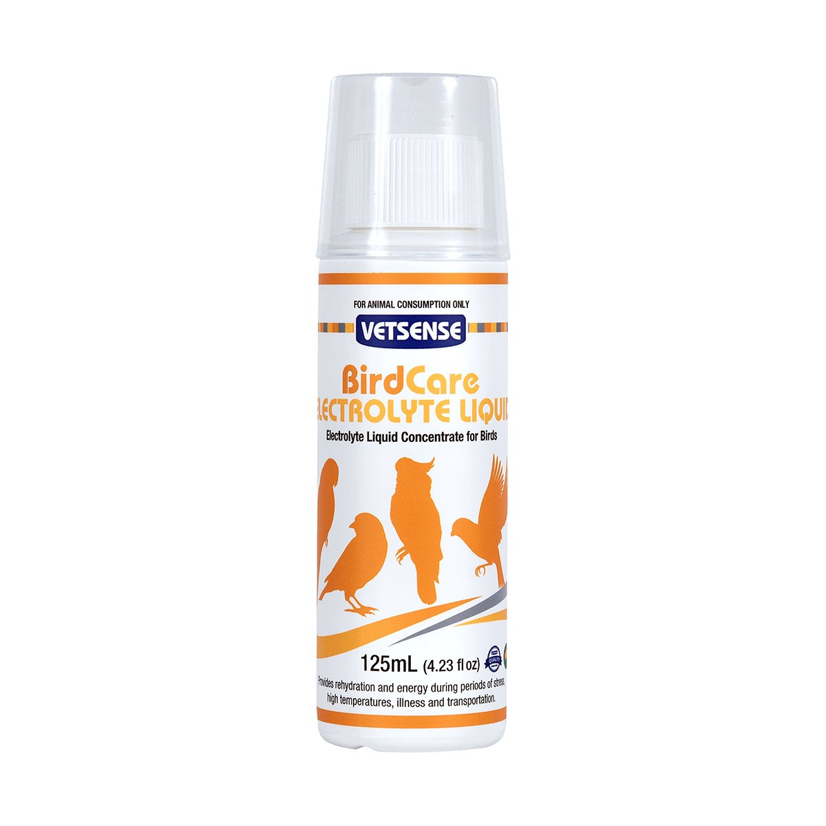 Vetsense Bird Care Electrolyte Liquid 125ml - Woonona Petfood & Produce