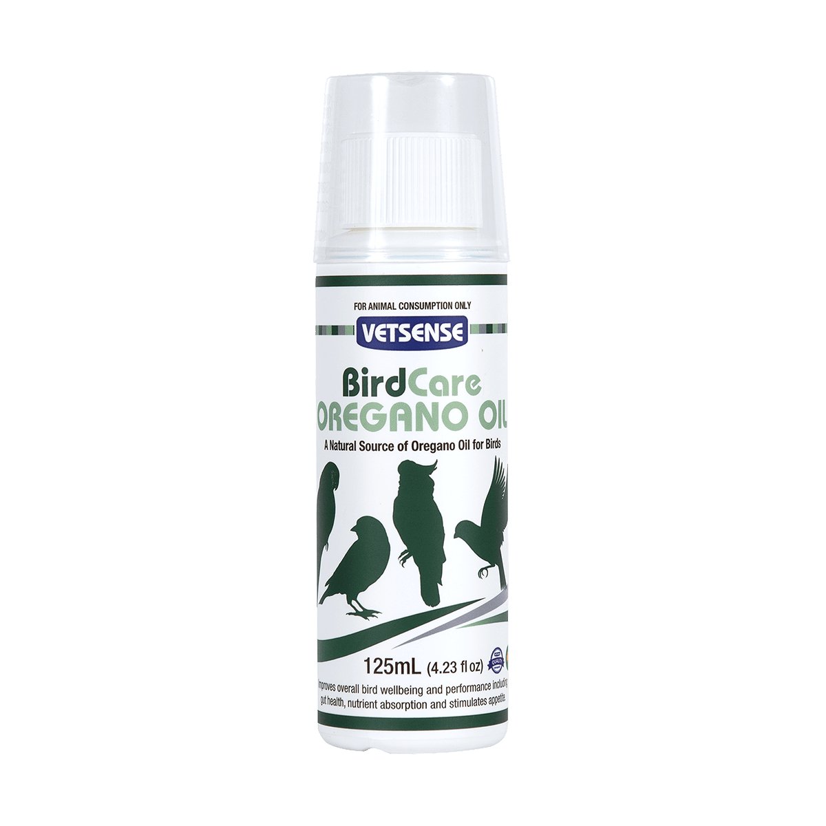 Vetsense Bird Care Oregano Oil 125ml - Woonona Petfood & Produce