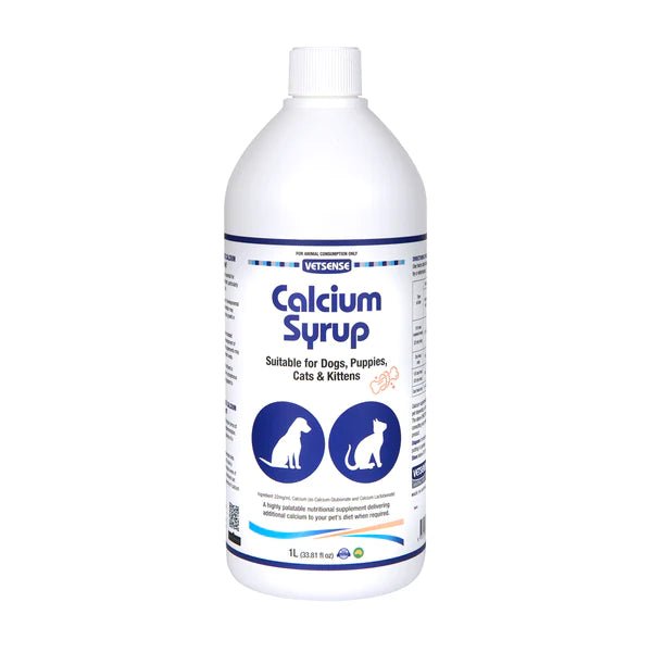 Vetsense Calcium Syrup - Woonona Petfoods