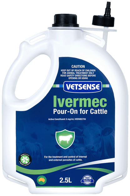 Vetsense Ivermec Pour on for Cattle - Woonona Petfoods