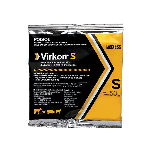 Virkon S 50g - Woonona Petfood & Produce