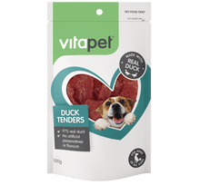 Vitapet Jerhigh Duck Tenders 100g - Woonona Petfood & Produce