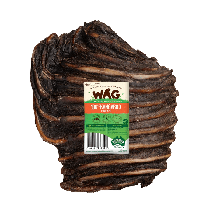 WAG Kangaroo Rib Rack - Woonona Petfood & Produce