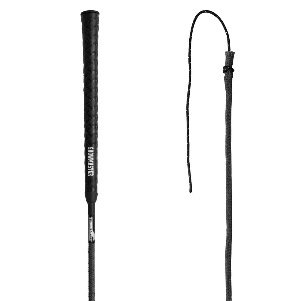 Whip 2 Piece Lunge Whip Black 160cm - Woonona Petfoods