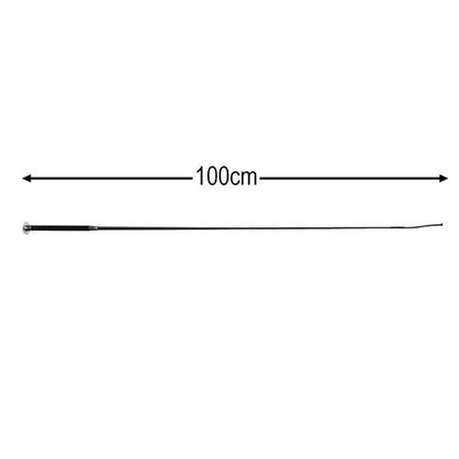 Whip Deluxe Dressage Black 100cm - Woonona Petfoods