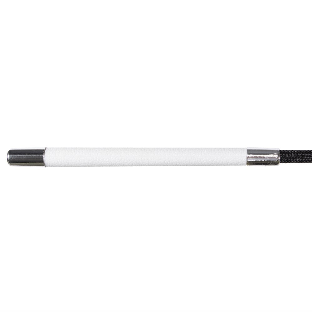 Whip Fibreglass Dressage Black/White 100cm - Woonona Petfoods