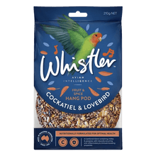 Whistler Cockatiel and Lovebird Fruit Pod 210g - Woonona Petfoods