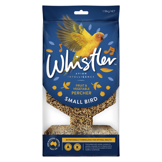 Whistler Fruit and Vegetable Percher for Small Birds 1.18kg - Woonona Petfoods