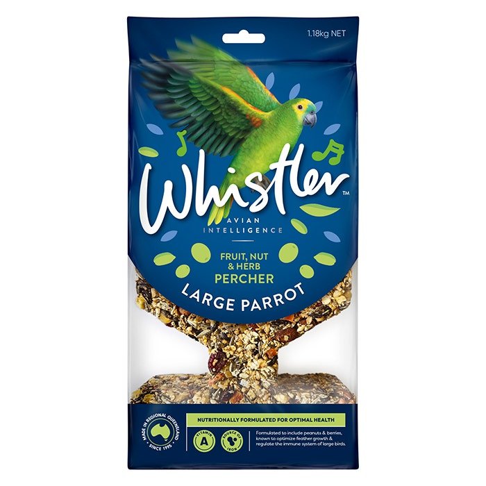 Whistler Large Parrot Fruit, Nut and Herb Percher 1.18kg - Woonona Petfoods
