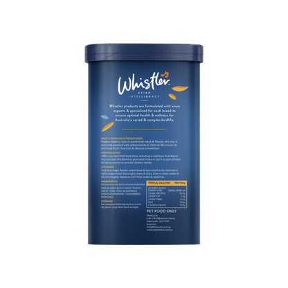 Whistler Small & Medium Freeze Dried Parrot Treat Mix 120g - Woonona Petfoods