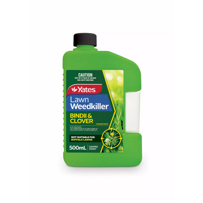 Yates Lawn Weedkiller Bindii & Clover 500ml Concentrate - Woonona Petfood & Produce