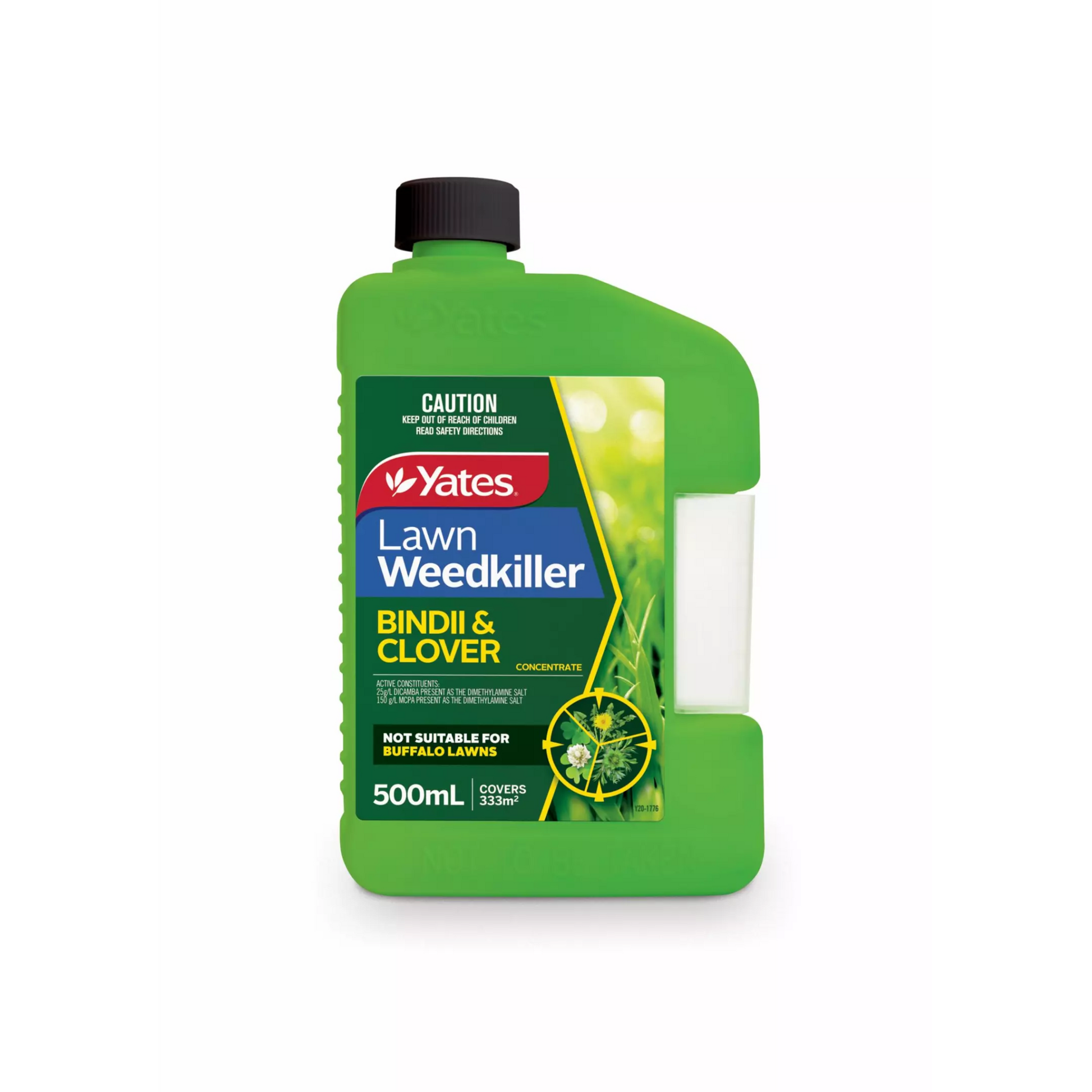 yates herbicide Yates Lawn Weedkiller Bindii & Clover 500ml Concentrate – Woonona Petfoods
