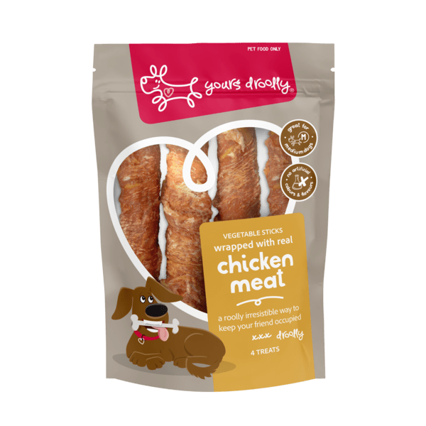 Yours Droolly Chicken Wrap Sticks - Woonona Petfoods