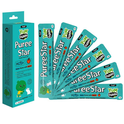 YumGuard Puree Star Hake with Apple Cat Treat 6x14g