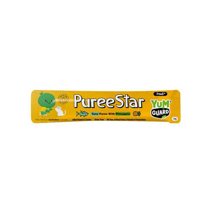 YumGuard Puree Star Tuna with Pineapple Cat Treat 6x14g - Woonona Petfoods