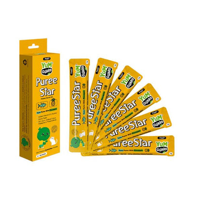 YumGuard Puree Star Tuna with Pineapple Cat Treat 6x14g - Woonona Petfoods