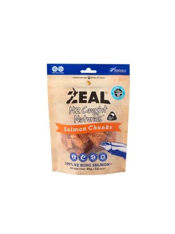 Zeal Freeze Dried Treats Salmon Chuncks 70g - Woonona Petfood & Produce