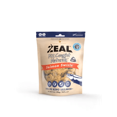 Zeal Freeze Dried Treats Salmon Swirls 70g - Woonona Petfood & Produce