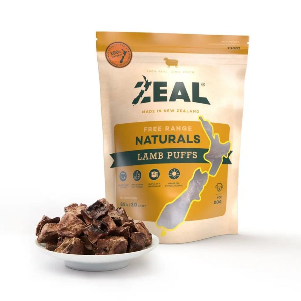 Zeal Lamb Puffs 85g - Woonona Petfood & Produce