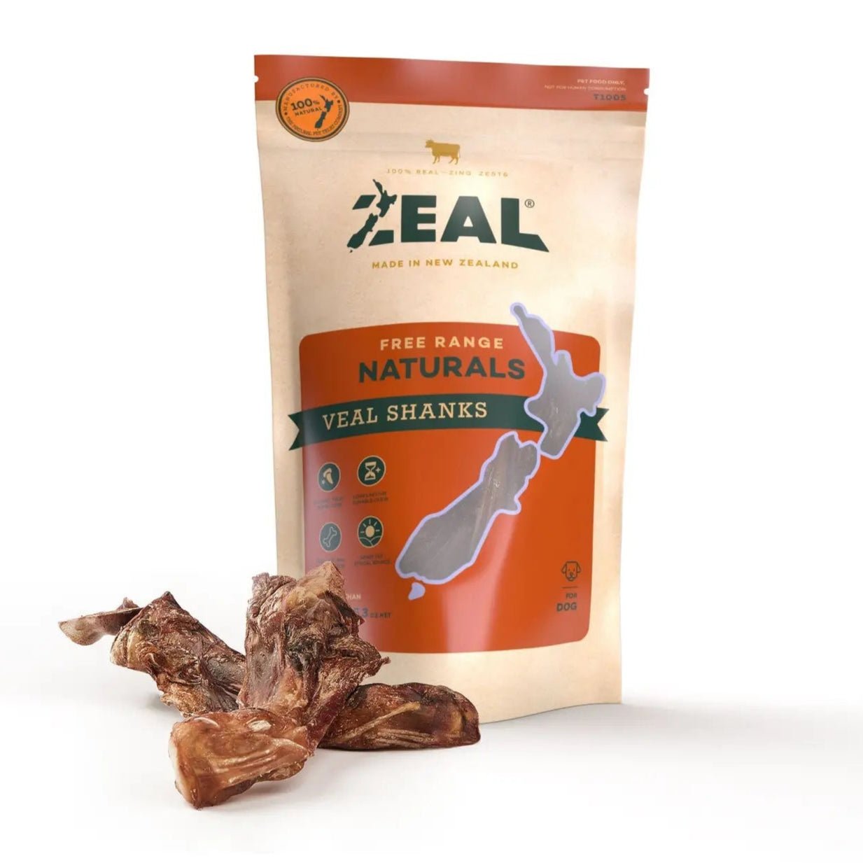 Zeal Veal Shanks 150g - Woonona Petfood & Produce