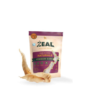 Zeal Venision Ears 125g - Woonona Petfood & Produce
