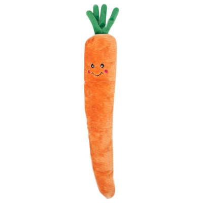 Zippy Paws Plush Squeaky Jigglerz Dog Toy Carrot - Woonona Petfoods