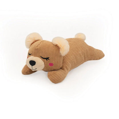 Zippy Paws Snooziez with Silent Shhhqueaker Plush Dog Toy - Woonona Petfood & Produce