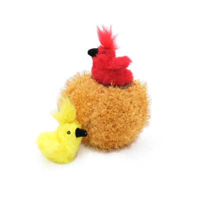 Zippy Paws Zippy Claws Burrows Cat Toy - Birds in Nest - Woonona Petfood & Produce