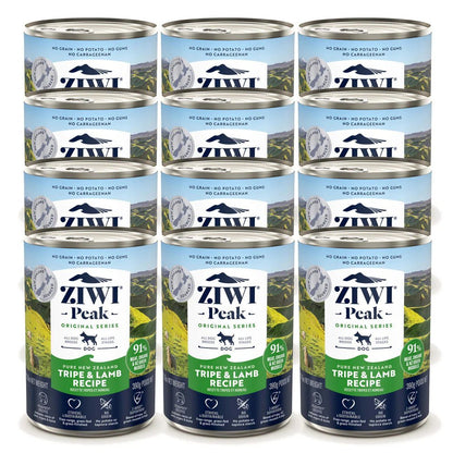 Ziwi Peak Wet Dog Food Tripe & Lamb 12x390g - Woonona Petfoods
