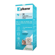 Zylkene Calming Supplement For Small Dogs and Cats 30 Capsules - Woonona Petfoods