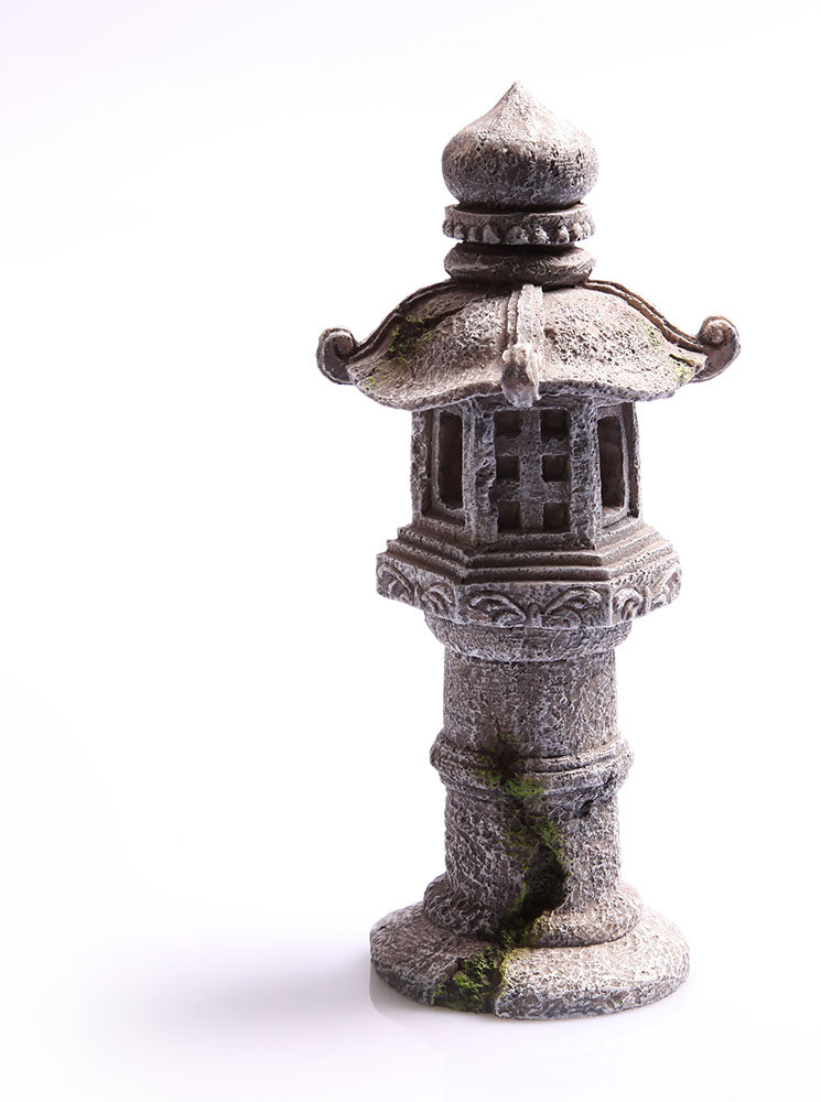 Aqua One Stone Lantern Ornament