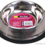 Pet One Dog Bowl Anti Skid Anti Tip Stainless Steel