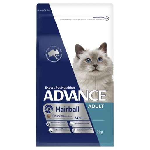 Advance Cat 2kg Hairball - Woonona Petfood & Produce